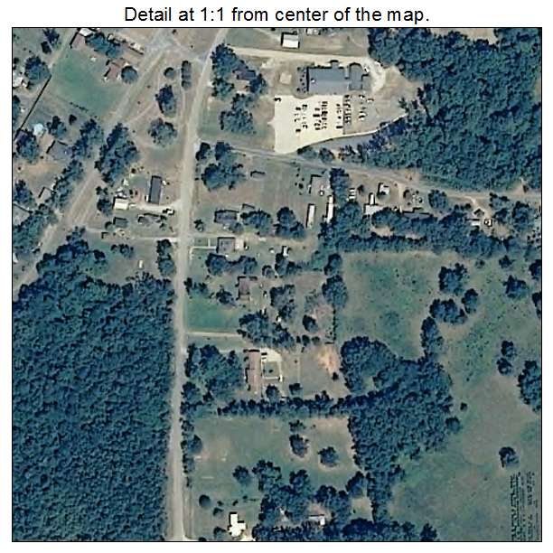 Talladega Springs, Alabama aerial imagery detail