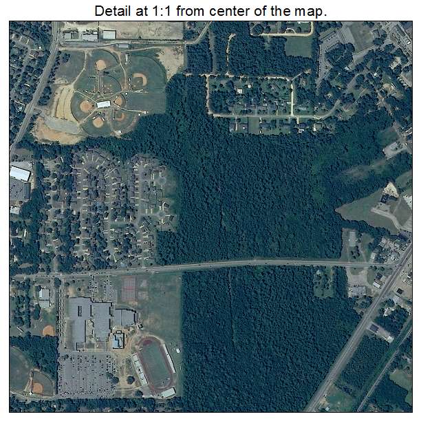 Theodore, Alabama aerial imagery detail