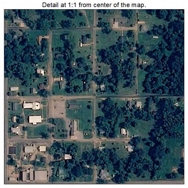 Thomaston, Alabama aerial imagery detail