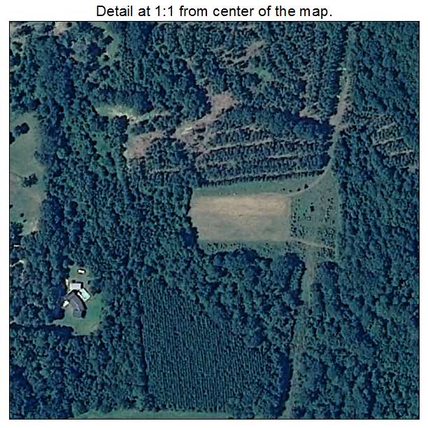 Toxey, Alabama aerial imagery detail