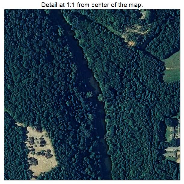Trafford, Alabama aerial imagery detail