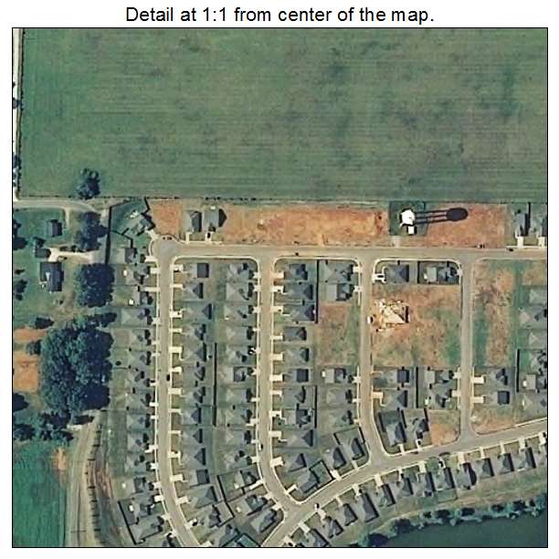Triana, Alabama aerial imagery detail