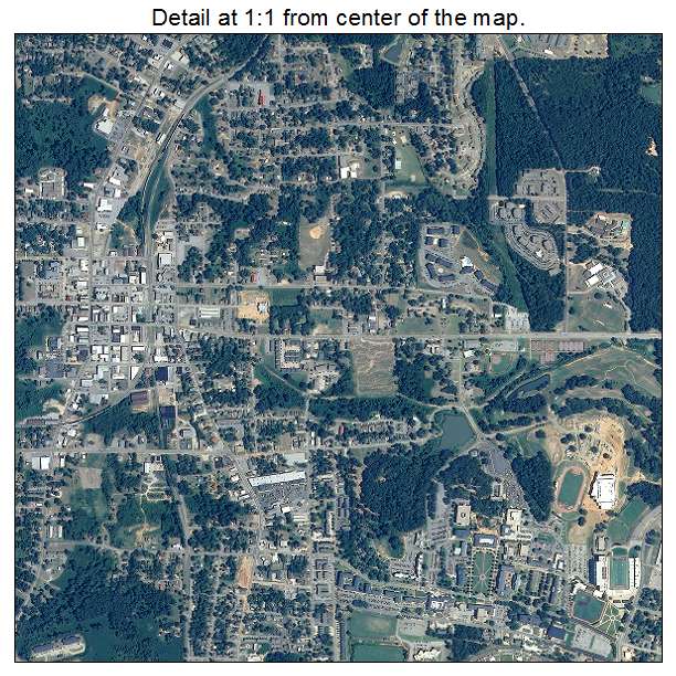 Troy, Alabama aerial imagery detail