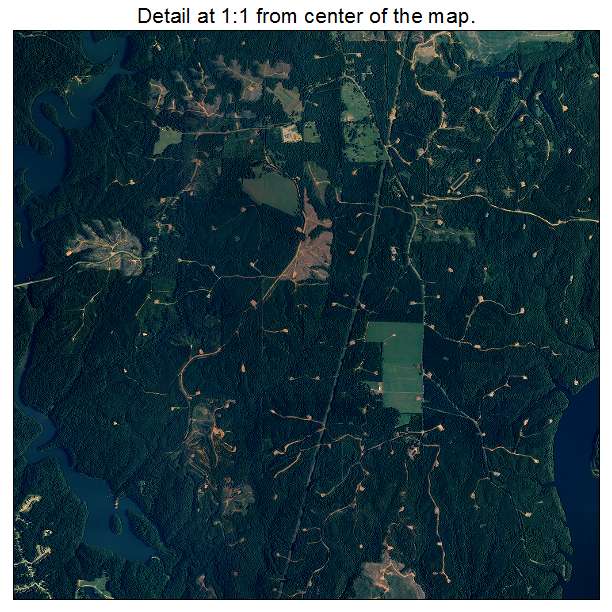 Tuscaloosa, Alabama aerial imagery detail