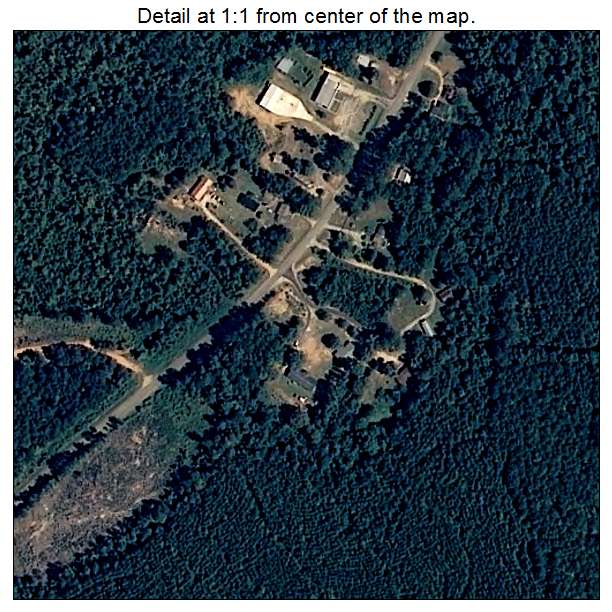 Union, Alabama aerial imagery detail