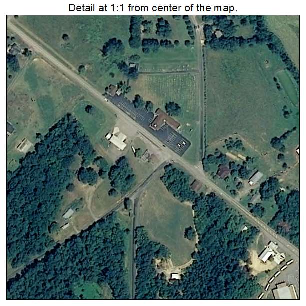 Union Grove, Alabama aerial imagery detail