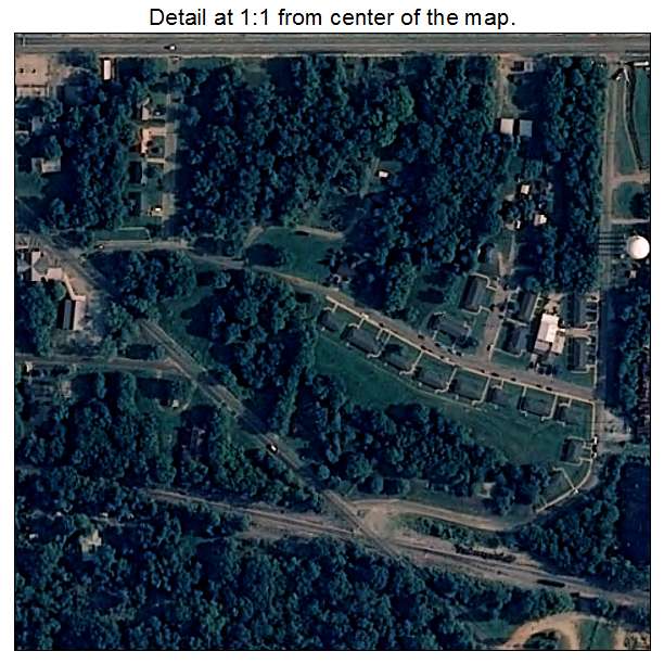 Uniontown, Alabama aerial imagery detail