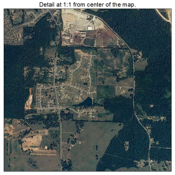 Vance, Alabama aerial imagery detail