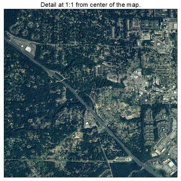 Vestavia Hills, Alabama aerial imagery detail