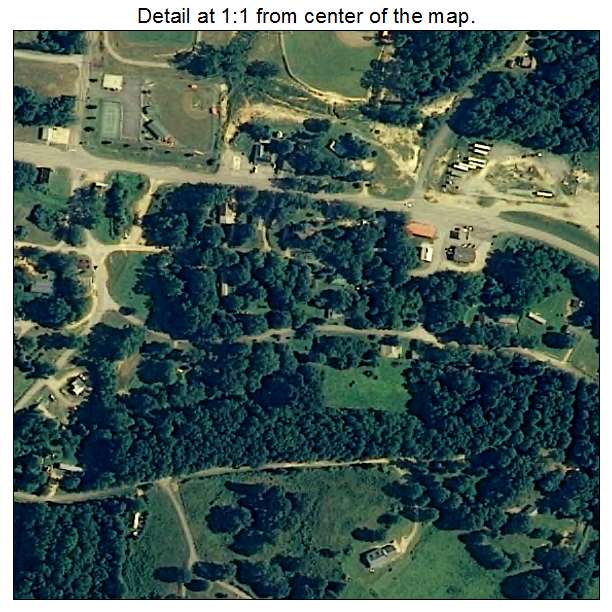 Vina, Alabama aerial imagery detail