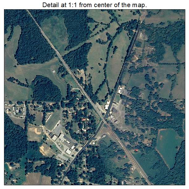 Vincent, Alabama aerial imagery detail