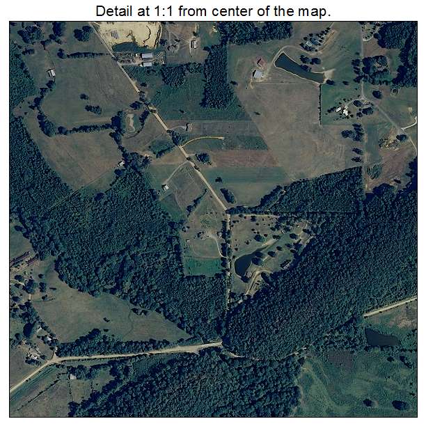 Walnut Grove, Alabama aerial imagery detail