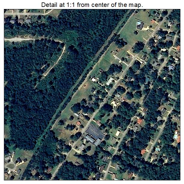 Weaver, Alabama aerial imagery detail