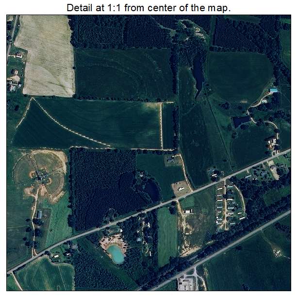 Webb, Alabama aerial imagery detail