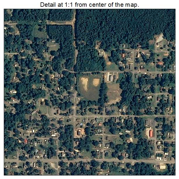 West Blocton, Alabama aerial imagery detail
