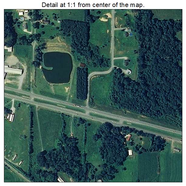 West Point, Alabama aerial imagery detail