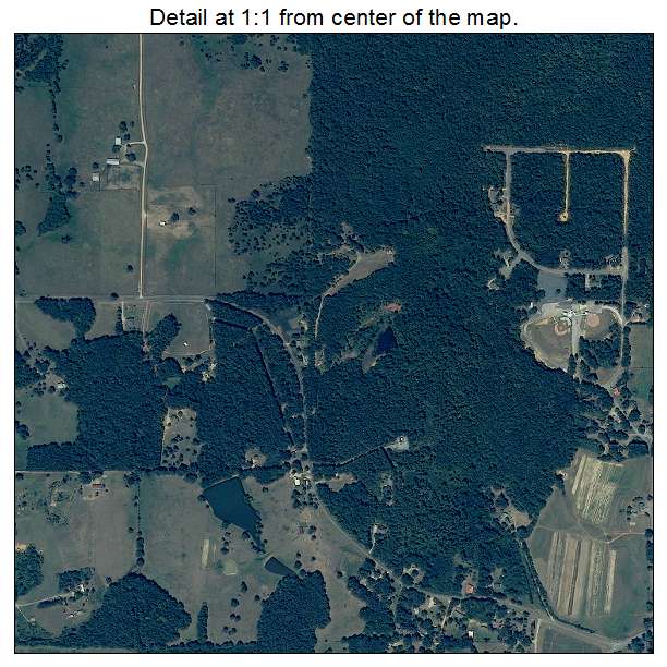 Wilsonville, Alabama aerial imagery detail