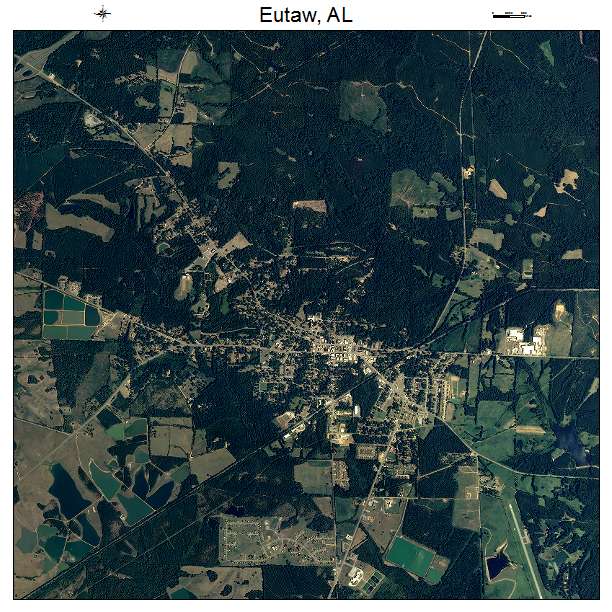 Eutaw, AL air photo map