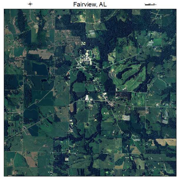 Fairview, AL air photo map