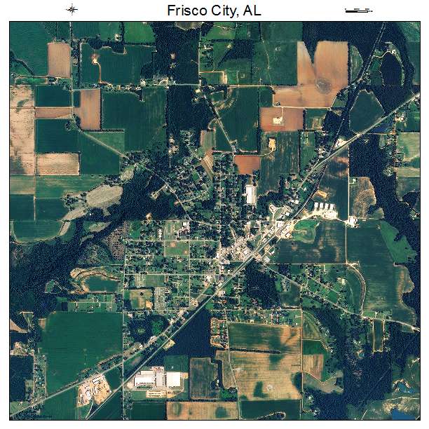 Frisco City, AL air photo map