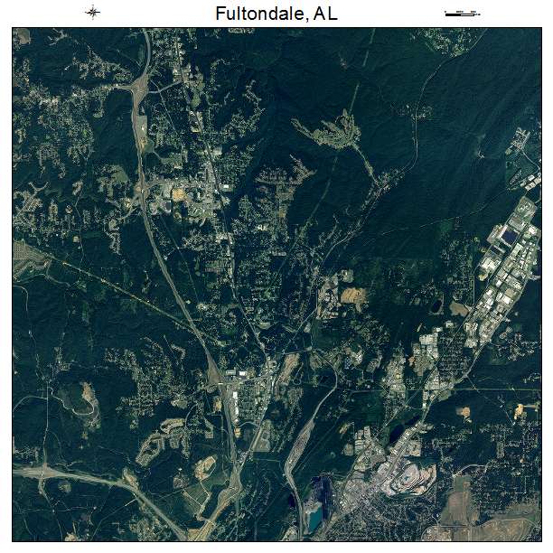 Fultondale, AL air photo map