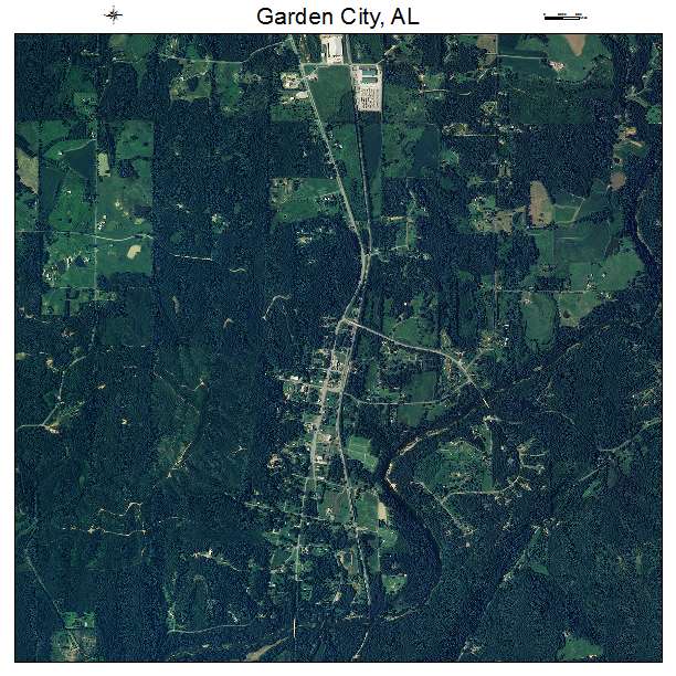 Garden City, AL air photo map