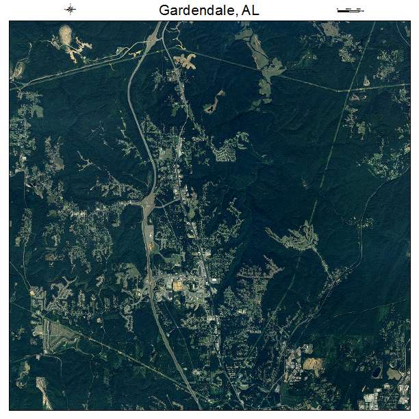 Gardendale, AL air photo map