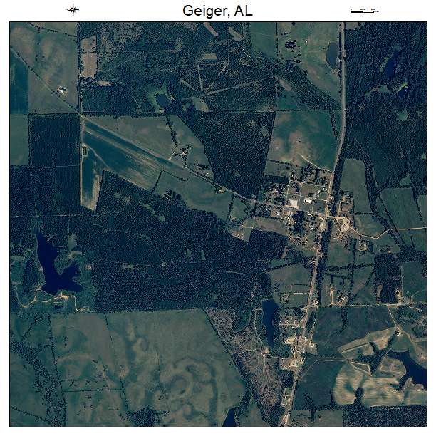 Geiger, AL air photo map