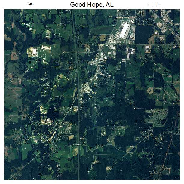Good Hope, AL air photo map