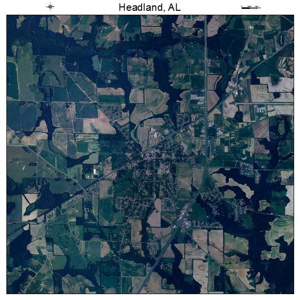 Headland, AL air photo map