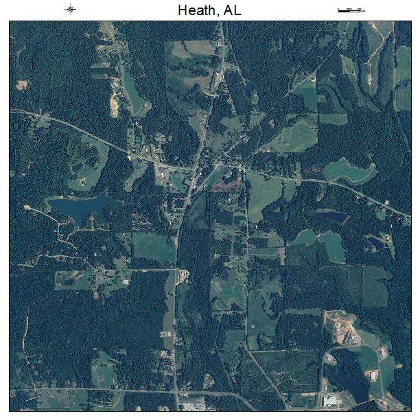 Heath, AL air photo map
