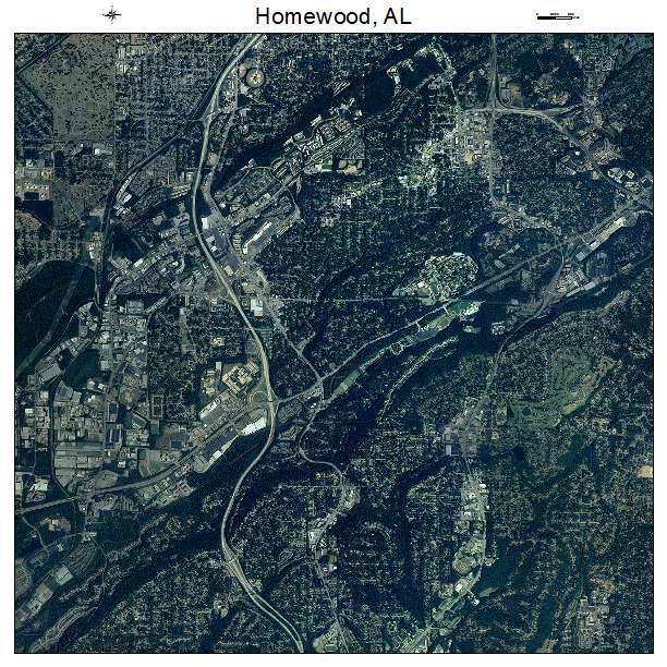 Homewood, AL air photo map