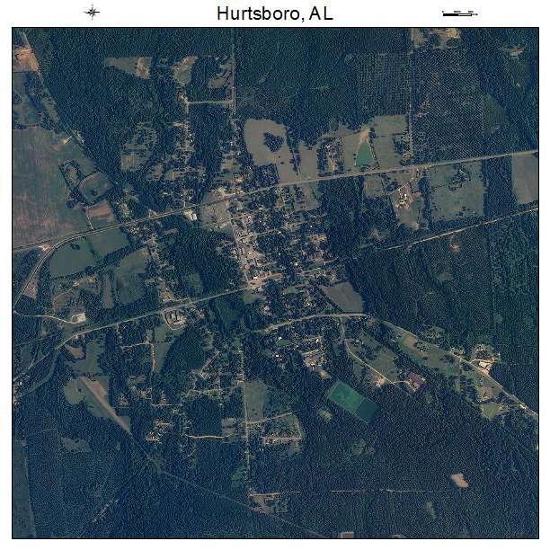 Hurtsboro, AL air photo map