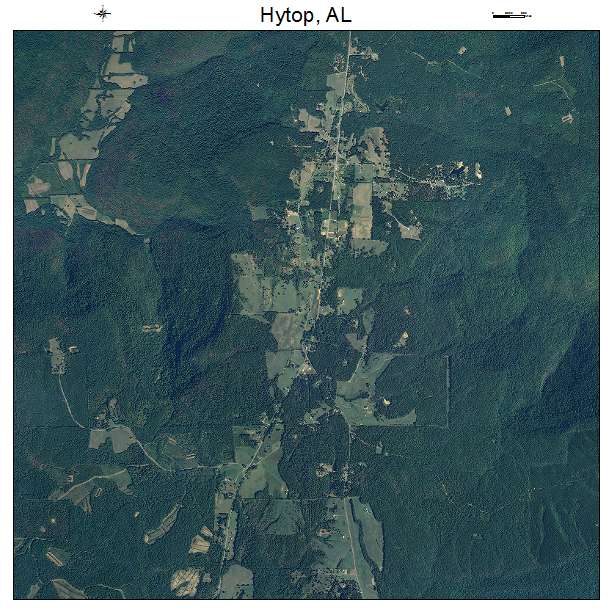 Hytop, AL air photo map