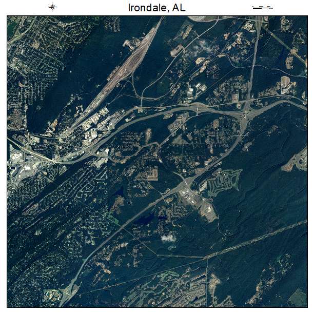 Irondale, AL air photo map
