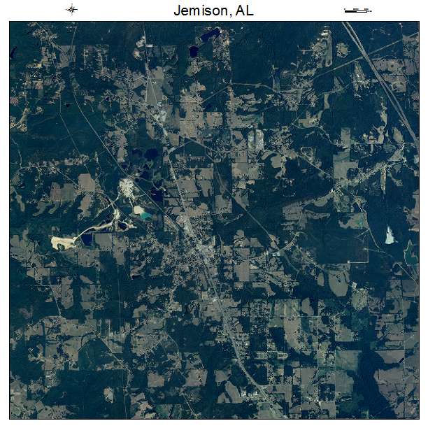 Jemison, AL air photo map