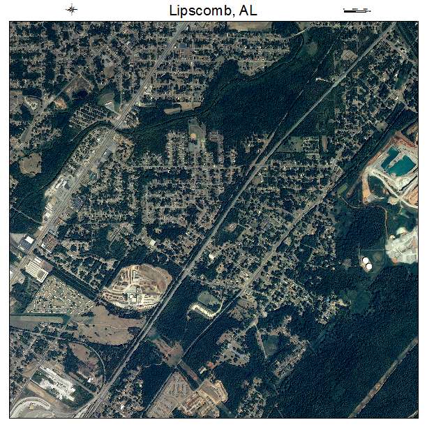 Lipscomb, AL air photo map