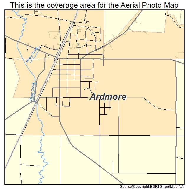 Ardmore, AL location map 