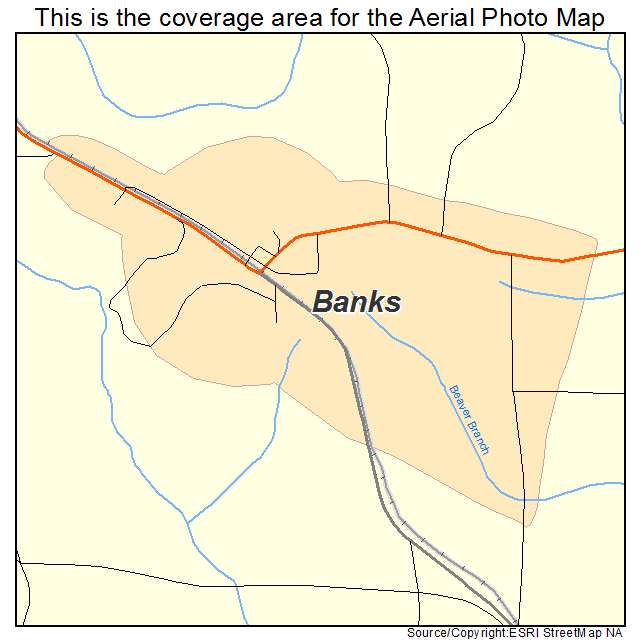 Banks, AL location map 