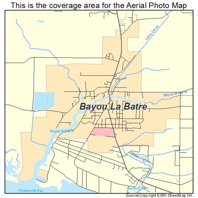 Bayou La Batre, AL location map 