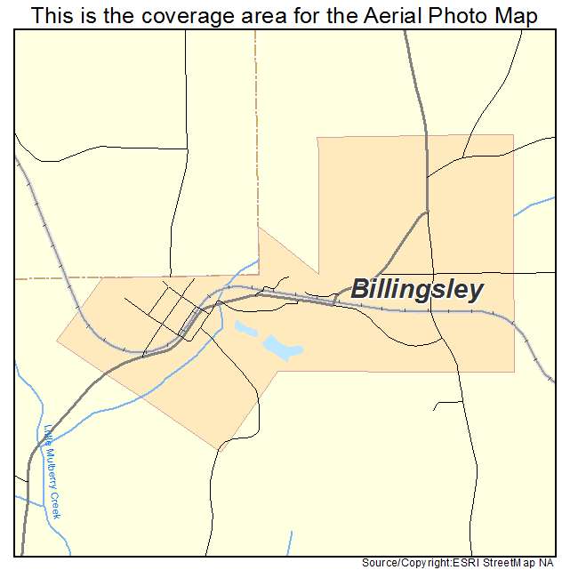 Billingsley, AL location map 