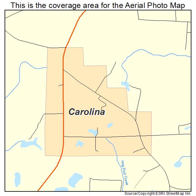 Carolina, AL location map 