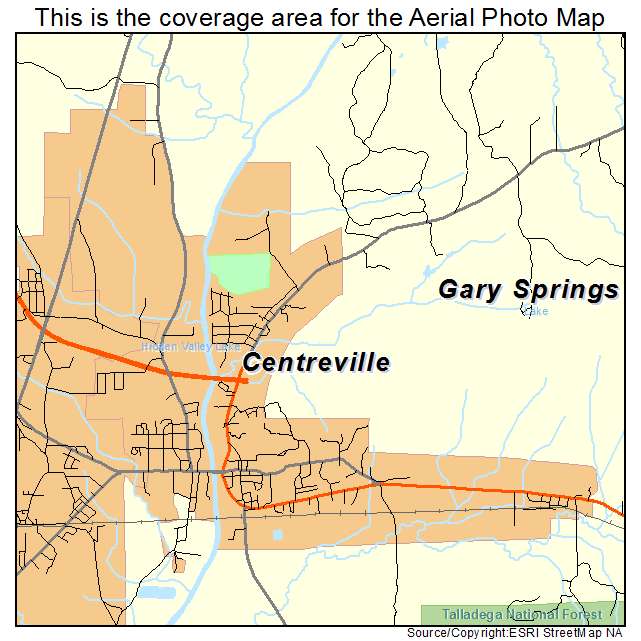 Centreville, AL location map 