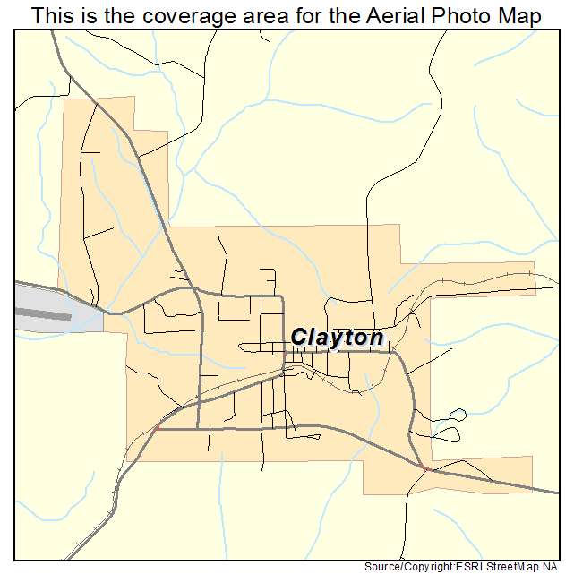 Clayton, AL location map 