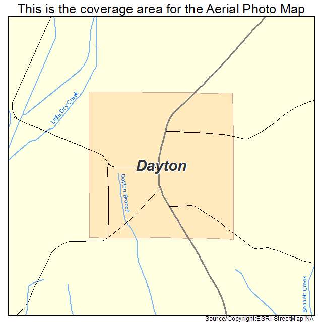 Dayton, AL location map 
