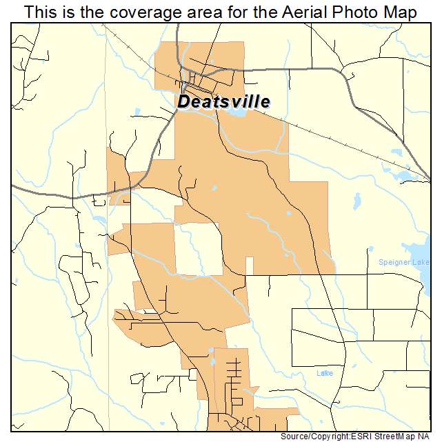 Deatsville, AL location map 
