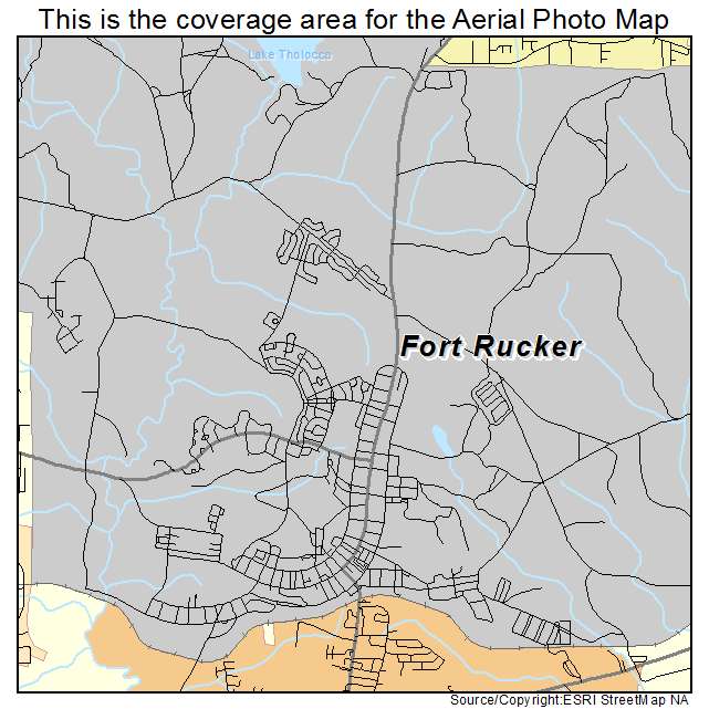 Fort Rucker, AL location map 