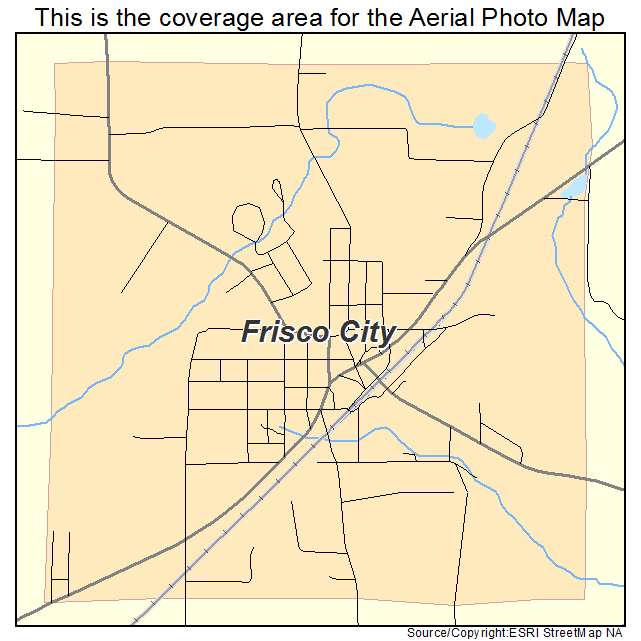 Frisco City, AL location map 