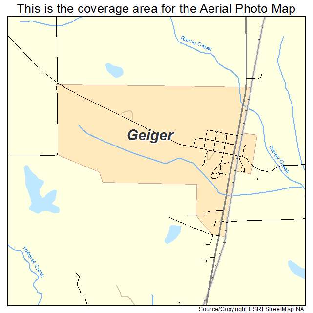 Geiger, AL location map 