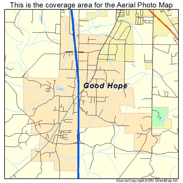 Good Hope, AL location map 